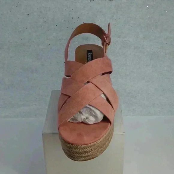 Kensie spandrille wedge sandals nwob - Picture 3 of 10